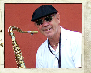 Frankie J On The Saxophone With The Weekenders Band